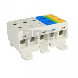Elektro-Plast Blok rozdzielczy-odgałęźny 5x3-polowy AL/CU 5x16mm2 montaż płaski i na szynę TH WLZ35/5x16/sssnz 48.35516