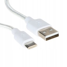 Kabel USB Cygnett USB-A - USB-C 1 m Biały