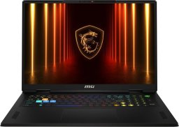 Laptop MSI Vector 18 HX AI A2XWIG-638NL Ultra 9 275HX / 32 GB / 2 TB / W11 / RTX 5080 / 240 Hz