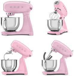 Mikser planetarny Smeg SMF03PKEU Pastelowy róż