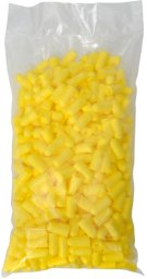 Earplugs, THOR, One size, yellow, PU, SNR 37 dB, with 200 pairs