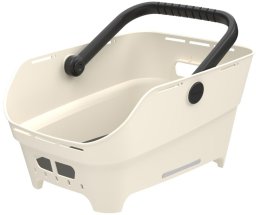 Basil Kosz na tylny bagażnik BASIL CENTO NEO rear bicycle basket MIK Hooks System off-white