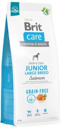 BRIT CARE Dog Grain-free Junior Large Breed Salmon 2x12kg
