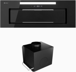 Okap kuchenny GLOBALO Silentio 80.2 Black + Turbina TW 2.1 one size