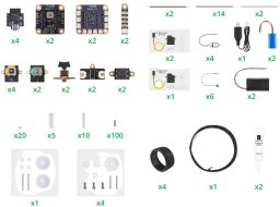 CyberBrick Ultimate Hardware Kit - ZK003 - zestaw do budowy i programowania zdalnie sterowanych modeli - Bambu Lab}