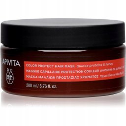 APIVITA_Color Protect Hair Mask with Quinoa Proteins &amp; Honey maska chroniąca kolor z Proteinami Quinoa i Miodem 200ml