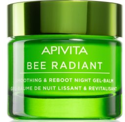 APIVITA_Bee Radiant Smoothing &amp; Reboot Night Gel?Balm lekki żel?balsam na noc o właściwościach wygładzających i rewitalizujących skórę 50ml