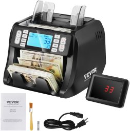 Vevor Liczarka do banknotów pieniędzy USD EUR 1200 szt./min