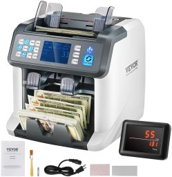 Vevor Liczarka do banknotów pieniędzy Podwójny CIS