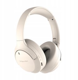 Bezprzewodowe słuchawki nauszne z ANC , Kruger&amp;Matz Street 4 , beżowe