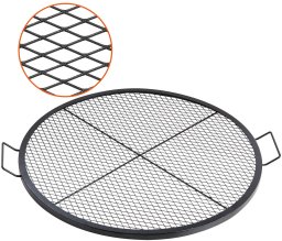 Ruszt do ogniska 91 cm - stalowy z uchwytem - przenośny grill turystyczny