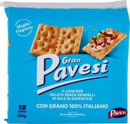 Krakersy Cracker Senza Sale x18 560g - Pavesi