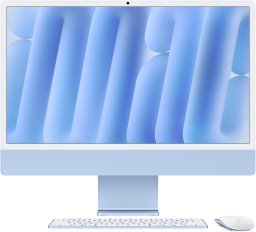 Komputer Apple iMac 24" M4 8C CPU, 8C GPU 16GB 512GB SSD Niebieski Klawiatura niemiecka (Z1E5_377_DE_CTO)