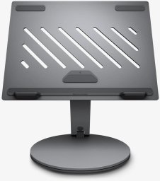 Spigen LD204H Laptop Stand Hub - Podstawka / stojak pod laptopa z Hubem 6 w 1 (Space Grey)