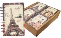 Merk-Pol Notes A6 Cities MIX