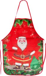 TG76546 FARTUCH FARTUSZEK KUCHENNY WZÓR MOTYW ŚWIĄTECZNY PREZENT ŚWIĘTA MIKOŁAJ