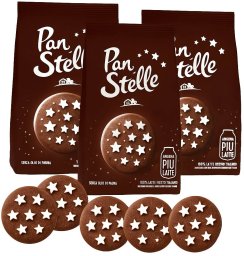 Ciastka czekoladowe z gwiazdkami 350g x 3 - Pan Di Stelle