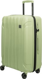 Średnia walizka SwissBags Tourist 65 cm zielony Uniwersalny