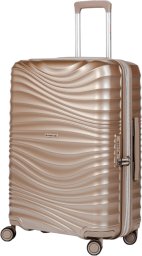 Średnia walizka SwissBags Cruise 65 cm szampański Uniwersalny