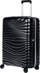 Średnia walizka SwissBags Cruise 65 cm czarny Uniwersalny