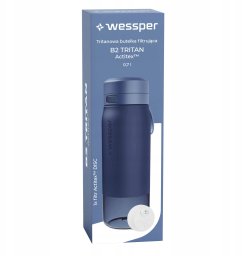 Wessper Butelka filtrująca B2 TRITAN Actitex™ 700ml Blue (WES273-700-BL_K)