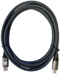 Kabel USB Techly USB-C - USB-C 2 m Czarny (TLY_622403)