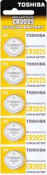  Toshiba Bateria CR2025 170mAh 5 szt.