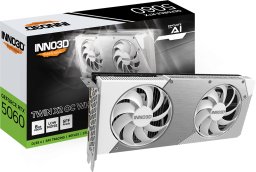 Karta graficzna Inno3D GeForce RTX 5060 Twin X2 OC White 8GB GDDR7 DLSS4 (N50602-08D7X-195070W)