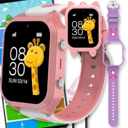 SMARTWATCH DLA DZIECI ZEGAREK DZIECIĘCY GPS 4G LOKALIZATOR NA KARTĘ SIM GRY LT56