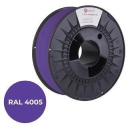 C-TECH Tisková struna (filament) PREMIUM LINE, PLA, modrofialová, RAL4005, 1,75mm, 1kg