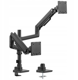 UCHWYT BIURKOWY DO MONITORA, NA SPRĘŻYNIE GAZOWEJ BRATECK-LDT69-C024P BRATECK