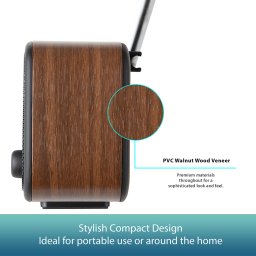 VQ Dexter radio. Walnut