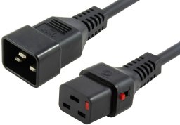 MicroConnect Powercord C19 IEC Lock - C20