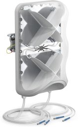 QuWireless QuPanel 5G/LTE Global MIMO4x4, 10m, Antenna directional wide band LTE MIMO 4x4, 600-6000MHz, SMA (AP5G4-G1), 7 dBi, 0.617-0.96/1.7-2.7/3.3-4.6/4.7-6.0 GHz, 7 dBi, 50 O, 80°, 80°