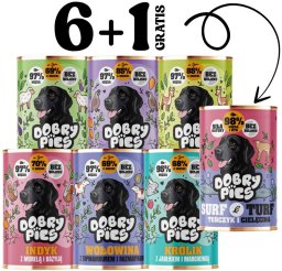 Dobry Pies mix smaków 6x400g + 400g GRATIS