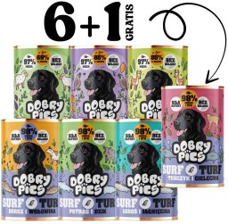 Dobry Pies mix smaków 6x400g + 400g GRATIS
