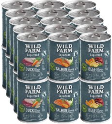 Wild Farm WILD FARM Superfood Mix Smaków 30x400g karma dla psa