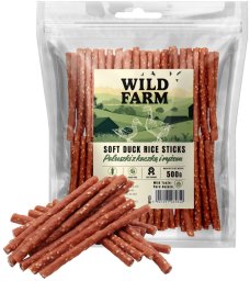 WILD FARM paluszki z kaczką i ryżem 500g przysmak dla psa