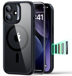ESR CLASSIC HYBRID MAGSAFE & TEMPERED GLASS IPHONE 17 CLEAR/BLACK