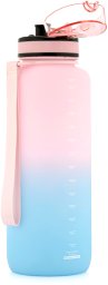 Meteor Bidon sportowy 1500 ml różowy/niebieski
