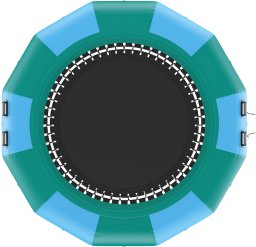 Dmuchana trampolina wodna + pompka elektryczna 367 cm