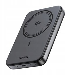 Powerbank magnetyczny 10000mAh UGREEN PB763 Qi2 USB-C 20W (czarny)