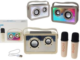 Zestaw 2 mikrofonów z głośnikiem