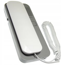 SMART 5P CYFRAL Unifon do systemu domofonowego analogowego 4+N, biało szary