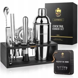 Zestaw barmański Shaker Lovreno do drinków Terg 24573429