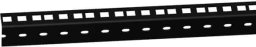 adam hall 61535B4, Rack rail, Steel, Black, 102 g