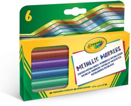 CRAYOLA 6 metallic markers