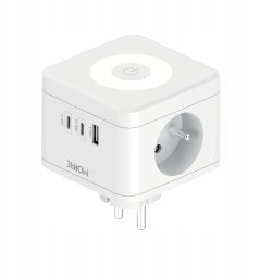MORRE ROZGAŁĘZIACZ KOSTKOWY 2G,USB,2xUSB-C +LAMPKA