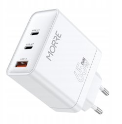MORRE ŁADOWARKA USB/USB-C 65W BIAŁA