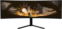 Arozzi Nova 49 Curved monitor komputerowy 124,5 cm (49") 5120 x 1440 px Dual QHD LED Czarny